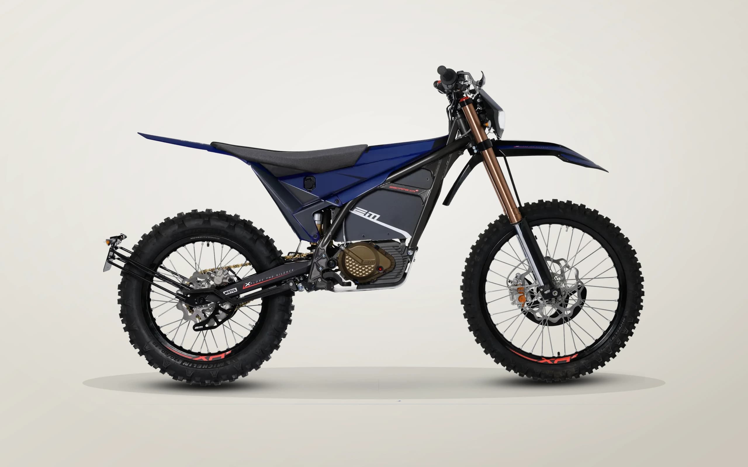 Electric Motion Escape XR+, визуализация исполнения Blue / Black / White — официальное название не опубликовано