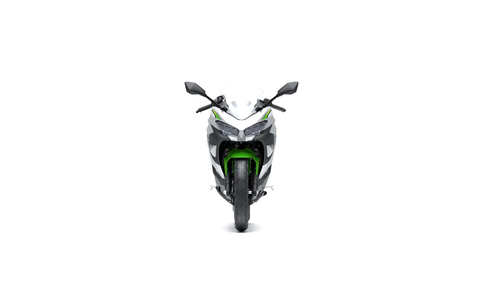 Kawasaki Ninja e-1 ABS, официальный интерактивный обзор по кругу