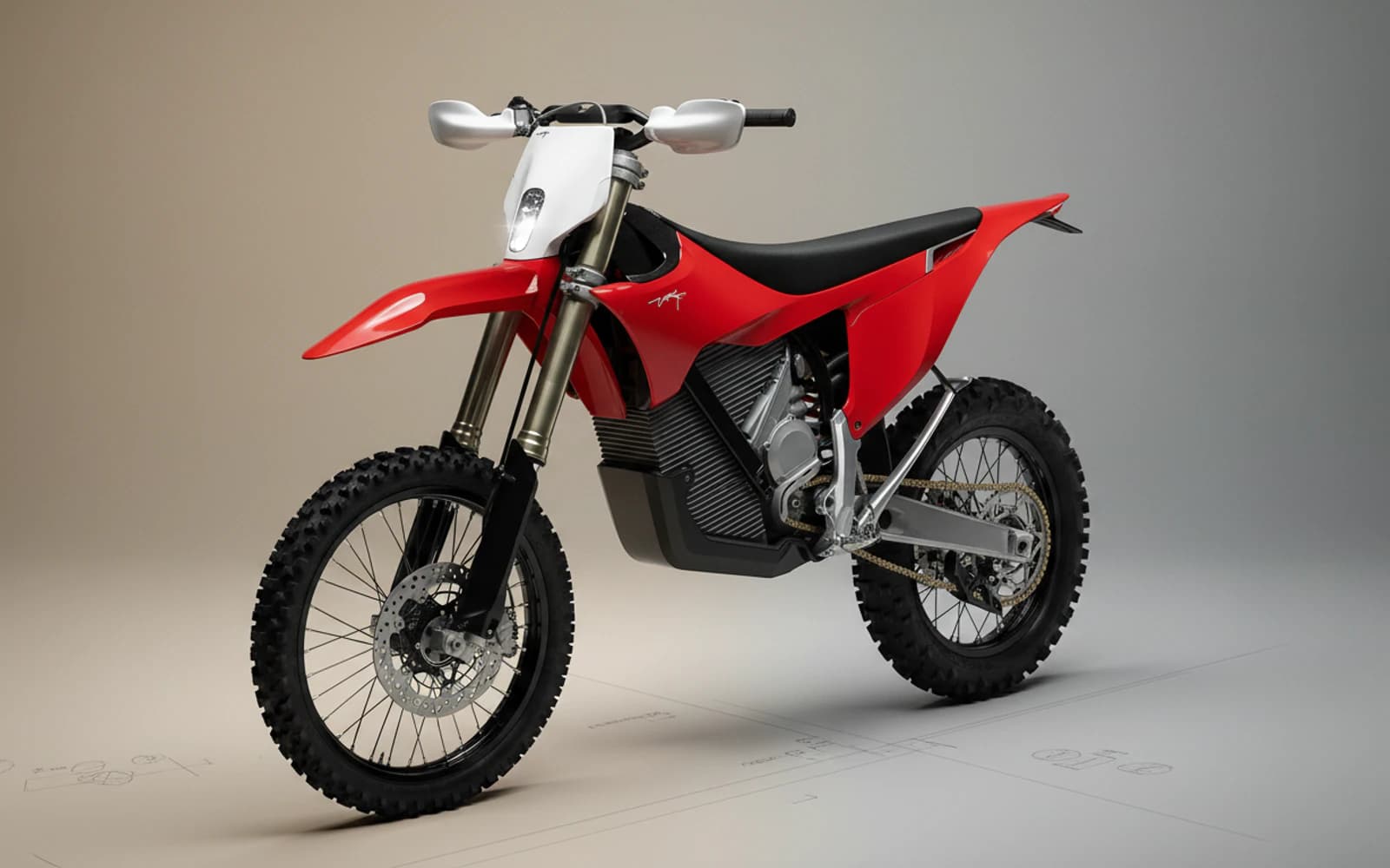 Stark VARG EX в красной дорожной enduro-комплектации