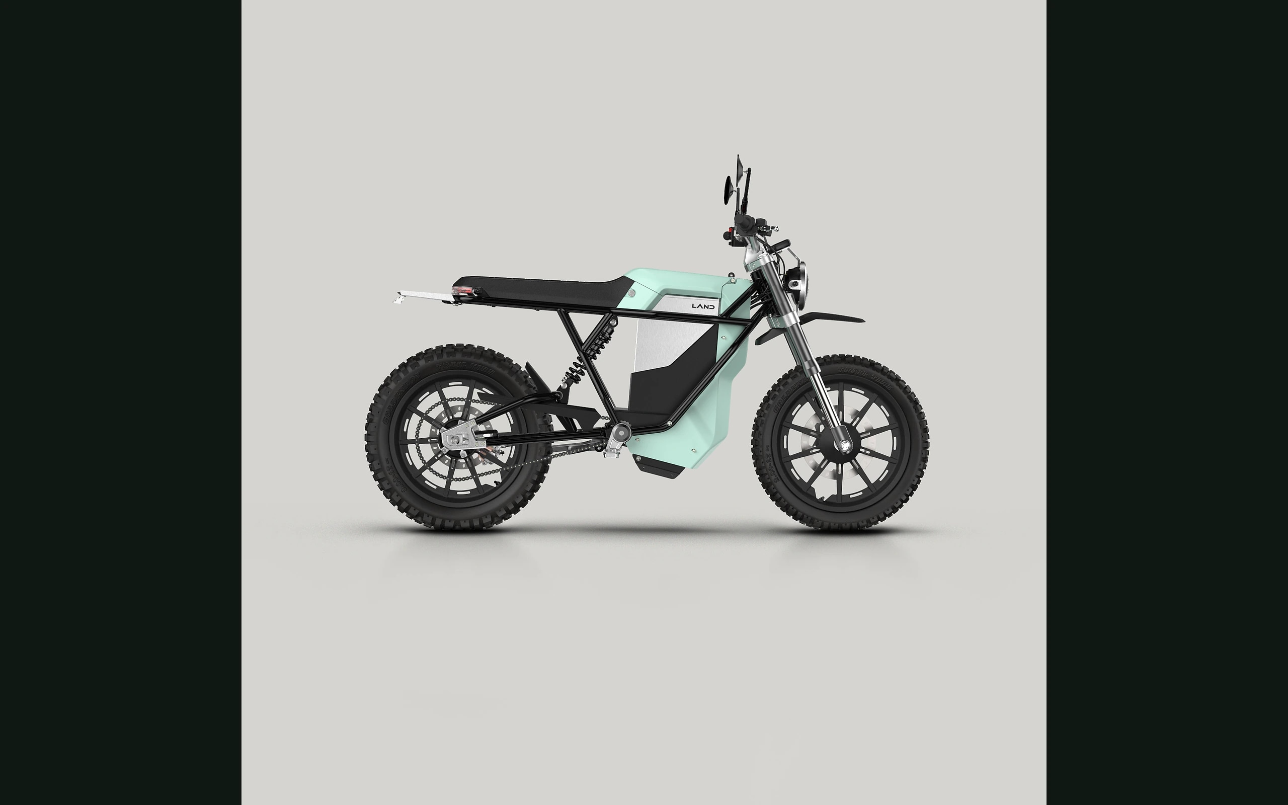 LAND District Scrambler, визуализация исполнения Seafoam Green