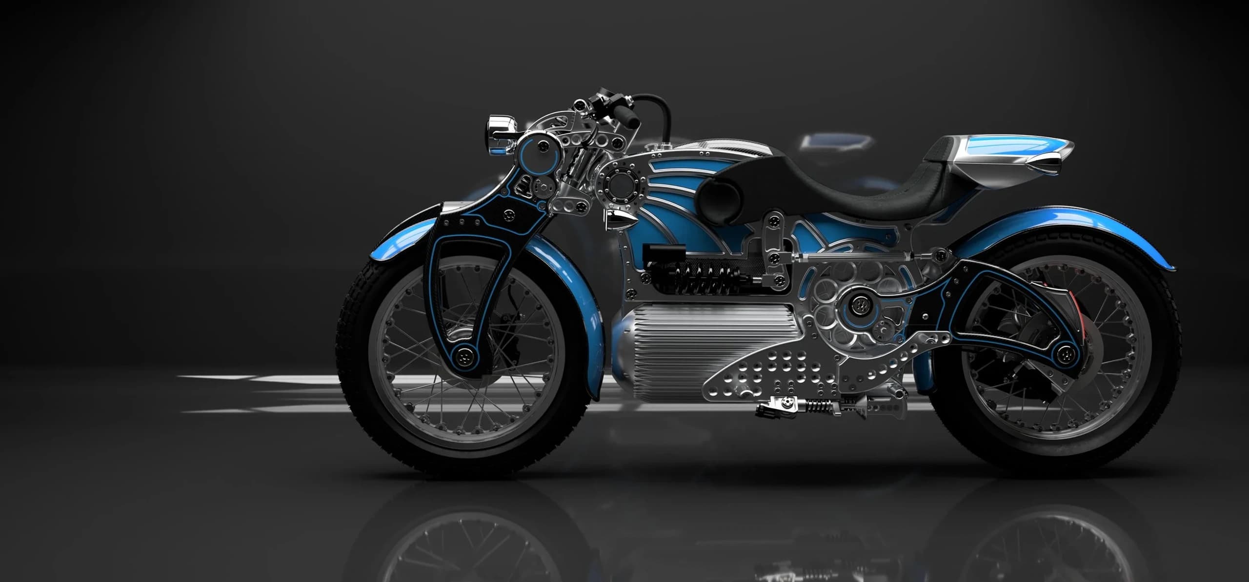 Curtiss The 1 Bespoke — американская электрическая скульптура в исполнении Blonde Blue